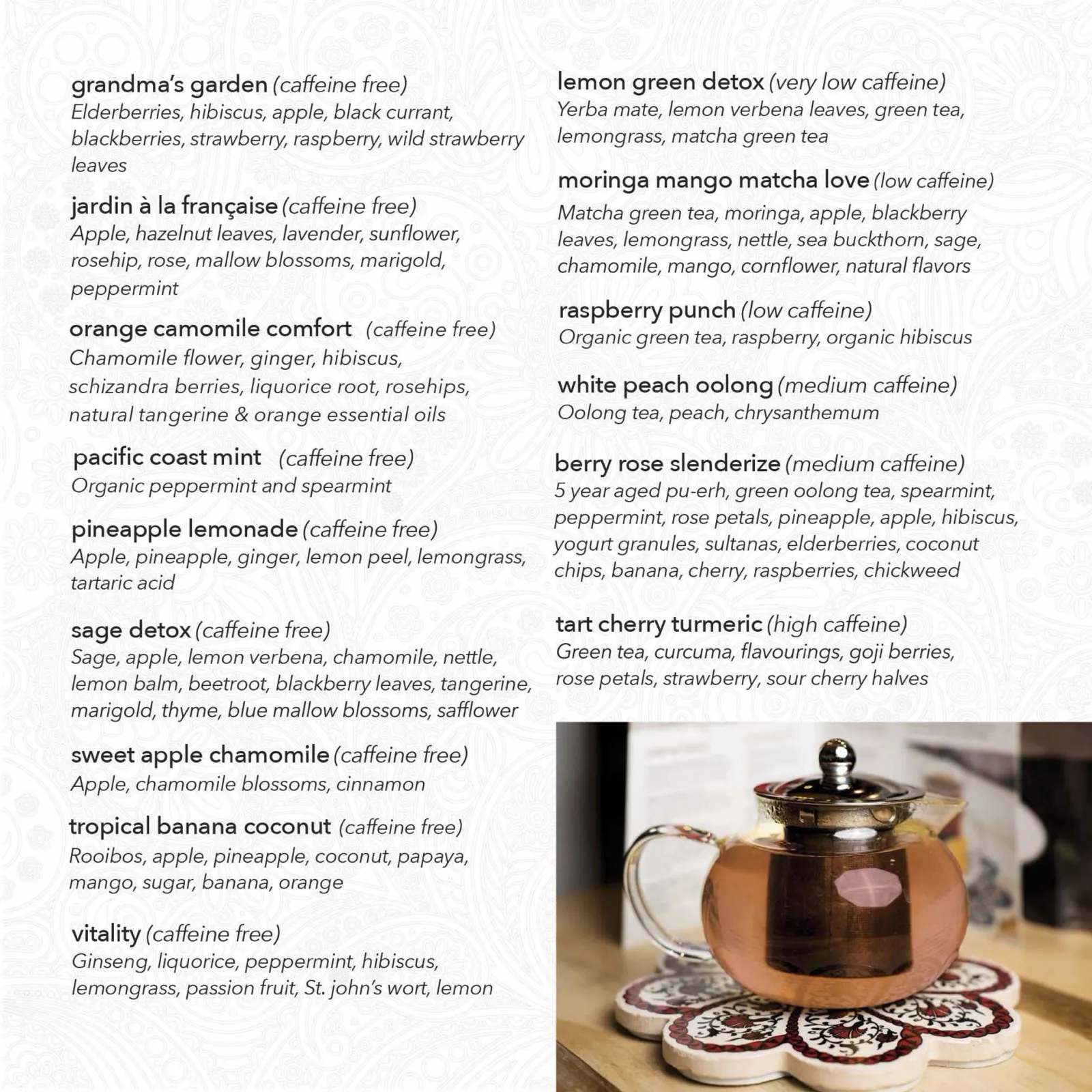 Menu page 2